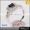 Fashion Women's Engagement Ring 18k White Gold Jewelry Diamond Wedding Ring