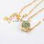 Gold Bezel Hexagon Druzy Drusy Necklace Geometric Jewelry Layering Necklace