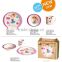 Bamboo Fibre Breakfast Lunch kids Dinner Set Plate&Bowl&Cup Kids Tableware                        
                                                Quality Choice