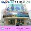 High brightness round sign led display curve led display billboard/panel/board/cabinet p10 commercial scrolling led display
