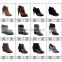 High Quality Newest Fashion Autumn Winter Women Ankle Boots Heels Lace Up Platform Pump Short Booties