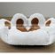 Soft plush white paw shaped design dog beds                        
                                                                                Supplier's Choice