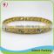 Copper/brass fashion custom saudi new 18k white gold plated jewelry charm zircon stone bangle bracelet jewelry models