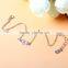 925 silver unique heart cz bracelets for women