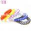 factory girls cheap hair accessories different colors elastic telephone wire plastic hair band                        
                                                                                Supplier's Choice