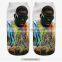 Fashion Chinese Face High Quality 3d Digital Full Print Colorful Ankle Socks Sports Unisex Custom Hot Sale Stretch Spandex