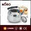 classical thickened stainless steel whistling wide kettle