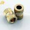 custom precision machining knurled brass nut