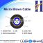 China manufacturer Micro central loose tube optical fiber cable 2 core