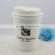 double wall hot coffee cup, paper cup 12oz with lid
