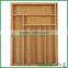 Extra large bamboo utensil organizer