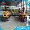 Amusement park trackless kiddie amusement rides train