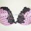 Uplift Front Closure Sponge Bras Cute Lingerie With Dotted