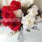 Blue 7 heads Artificial rose flower bouquet