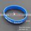 High quality embossed logo leather wristbands/silicone bracelets for anniversary gifts                        
                                                                                Supplier's Choice