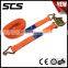 Polyester Ratchet Tensioner Straps Tie Down 5000KG