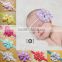 HOT SALE little dots bow design headbands for girls , moq is 10 pcs, can chooose colors