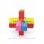2015 Hot Sale Wooden IQ Intelligent Puzzle Magic Puzzle Kongming Lock Brain Teaser Model Number GAD1107