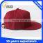 100% cotton red leather patch custom snapback caps in high quality