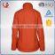 OEM wholesale orange summer waterproof polyester woman jacket