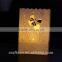 Decorative Tea Light Candle Bag Made of Fire Resistant Craft Paper