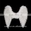feather halloween angel wings in white and black
