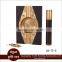 Luxury wenge custom wooden cigar ashtray and tube one set gift box