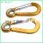 High quality custom aluminum Carabiner with key ring