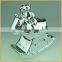 wholesale bear on the horse shape ceramic coin bank money box
