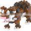 HIQ tiger animal zoo series micro bricks and blocks toy for kids