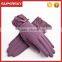 V-373 Ladystyle women wool warmer gloves with lace trim magic finger golves