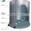 Bolted galvanized flat hopper bottom grain steel silo