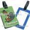 2016custom Make Plastic Rubber 3d Character Luggage Tag for Trip