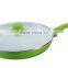 Aluminium healthy cooker forged green ceramic coating fry pan cookware