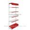 Customized metal 3 tiers free standing trading card display rack