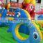 2016 Hot Sale Inflatable Sea World Playground Fun City,Inflatable Dolphin Bouncers,Inflatable Shake Jumping Obstacle Course Game