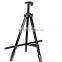 retractable easel telescopic black lightweight tripod painting easel