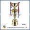 Hot Sale Top Metal Base Three Sizes Sports Football Basketball Gold Metal Awards 3008ABC Metal Souvenir Trophies Trophy Cup