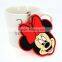 Mickey mouse cartoon keychain/Mickey mouse silicone keychain