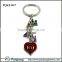 High quality colorful enamel roma souvenir metal keychain