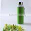 300ml/400ml/550ml eco-friendly glass sport water bottleswith sleeve and stainless steel lid ,glass jars