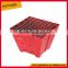 A501-red black outdoor stainless steel foldable picnic charcoal BBQ charbroiler