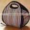 2016 Hot selling!2015 Fashion Design Neoprene Insulated Lunch Bags/Lunch Box Bags,with Zipper and Handle