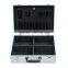 Pocket dividers grooming professional tool case, permanent protection suitcase style aluminum tool case