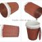 Natural rattan laundry basket with lining and lid