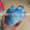 natural rock Color Play bule crystal clusters