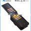 Zip Pocket handheld card organizer cover case for Samsung galaxy S6 edge