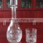 900ml large glass bohemian decanter with stopper