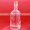 Clear and enjoyable wooden cap boston bottle oblate whiskey bottles swing top water bottles