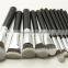 Private Label Cosmetic Brushes 4 Rings Copper Makeup Brushes Set 12 Pieces
